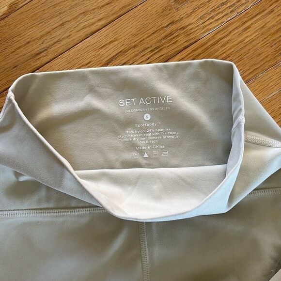 Set Active Sportybody green leggings size small - Picture 5 of 8